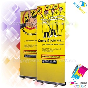 Promozionale roll up banner/alluminio roll up stand/retrattile basamento della bandiera - Product Image 1