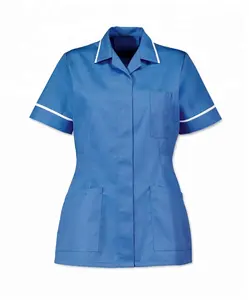 Healthcare Short Sleeve Nursing Medical Scrubs Uniform Tunic Shirt Top