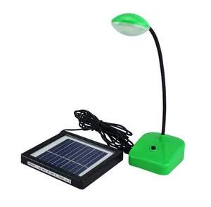 Moderna mini portatile da tavolo solare di energia della luce di risparmio energetico lampada da tavolo a led