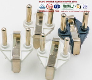 <span class=keywords><strong>Turquía</strong></span> macho insertar 4,8 MM 10 MM/16A VDE 2 pin <span class=keywords><strong>puente</strong></span> para cables <span class=keywords><strong>de</strong></span> alimentación - Product Image 6