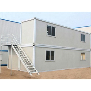20Ft 40Ft Prefabricated Modular Container Site Office/Sandwich Panel Office 20Gp Luxury Living Building Cabin Container House