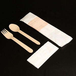 ช้อนส้อมปิกนิกไม้ย่อยสลายได้,เป็นมิตรกับสิ่งแวดล้อมแบบใช้แล้วทิ้ง - Product Image 4