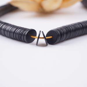 11 * 1 mm muestras libres hainan cáscara de coco cuentas de madera venta al por mayor de <span class=keywords><strong>la</strong></span> joyería del grano - Product Image 2