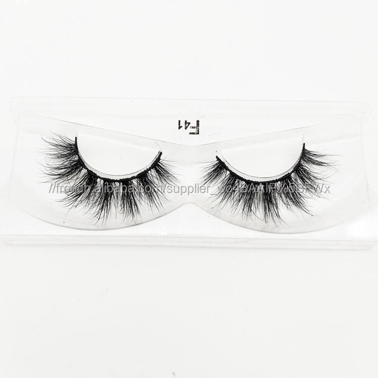En gros Prix 3D Réel De Fourrure De Vison Faux Cils Avec Un Emballage Personnalisé