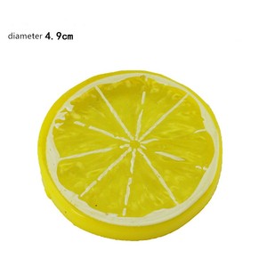 Limón artificial para decoración, espuma de fruta realista, venta al por mayor - Product Image 1