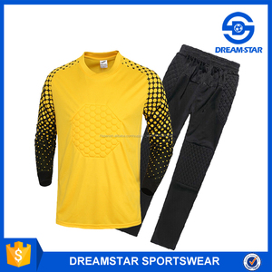 Cheap least wholesale Yellow Goalkeeper of Football Uniforms - Product Image 1