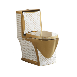 Chinois en céramique salle <span class=keywords><strong>de</strong></span> bains lavage à grande <span class=keywords><strong>eau</strong></span> <span class=keywords><strong>de</strong></span> toilette d'or - Product Image 1