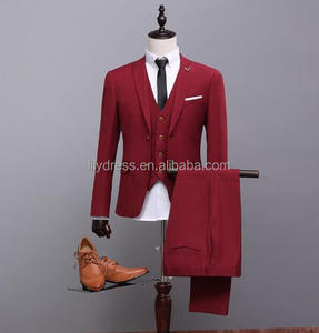 Esmoquin de novio de dos botones para hombre, trajes de boda (chaqueta + pantalón + chaleco) NA38, imagen Real, nuevo estilo a la <span class=keywords><strong>moda</strong></span>, <span class=keywords><strong>2022</strong></span> - Product Image 1