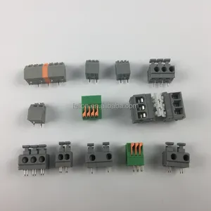 2,54mm 2,5mm 3,5mm 3,81mm 5.08mm7.5mm 7,62mm 90 oder 180 winkel verdrahtung PCB schraubenlose frühling terminal block anschluss