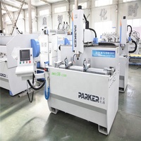 Petite machine de routeur de copie CNC pour le centre d'usinage de profil en aluminium de porte de fenêtre d'Upvc