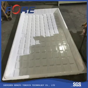 Black White ABS Plastic 2 × 2 3 × 3 4 × 4 Hydro Fodder FloodとDrain Table Suppliers