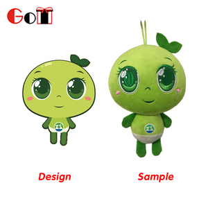 OEM hecho lindo peluche frutas verduras juguetes proveedores haciendo - Product Image 4