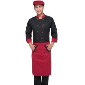 Moderna Chef Uniforme Da <span class=keywords><strong>Cucina</strong></span> Su Misura Abbigliamento Cuoco Chef Uniformi <span class=keywords><strong>per</strong></span> il Ristorante - Product Image 3