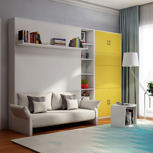Letto a muro pieghevole di alta qualità letto a parete nascosto mobili per camera da letto <span class=keywords><strong>salvaspazio</strong></span> <span class=keywords><strong>letti</strong></span> a scomparsa con divano - Product Image 2