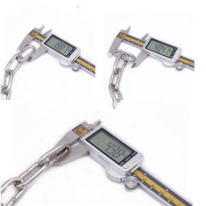 Chaîne de levage longue en acier inoxydable de qualité DIN 763 - <span class=keywords><strong>A4</strong></span>-AISI 316 304, alliage de fer, pour levage maritime - Product Image 4