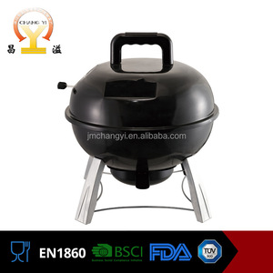 Cromado de acero inoxidable al por mayor de carbón portátil <span class=keywords><strong>mini</strong></span> <span class=keywords><strong>barbacoa</strong></span> parrilla redonda con certificado ce - Product Image 2