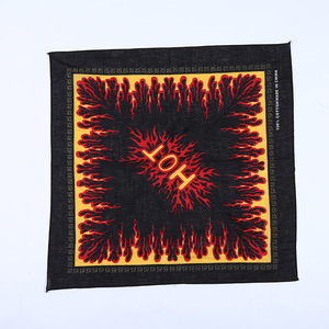 Venta al por mayor impresión cabeza de calavera algodón Pañuelo cuadrado <span class=keywords><strong>Bandana</strong></span> - Product Image 1