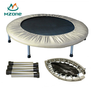 Mzone Sports Quick Folding Circle Rebounder <span class=keywords><strong>Fitness</strong></span> Trampolín de 40 pulgadas con pasamanos - Product Image 1