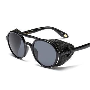 leather side shields for sunglasses