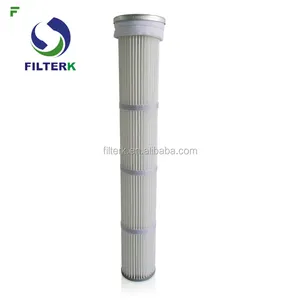 פוליאסטר קפלים סילון דופק PTFE אוויר מסנן מחסנית