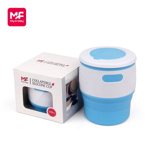 Saludable taza taza de viaje, viajes de silicona taza de café con tapa de silicona para <span class=keywords><strong>la</strong></span> taza bpa <span class=keywords><strong>libre</strong></span> - Product Image 1