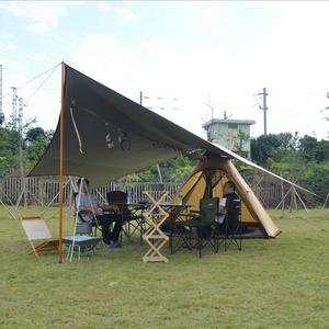Nuova Tenda Tipi da <span class=keywords><strong>Campeggio</strong></span> a Doppio Strato, Tenda Indiana Teepee a Campana - Product Image 5