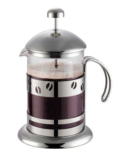 Haonai A11 600ml glass french press stainless steel french press coffee french press