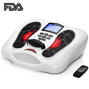 Elektrische Akupunktur-Infrarot-Massagegerät für Zehner / EMS-Fußmassagegerät mit Elektrodenhalter (FDA 510k, MDD CE & ROHS)