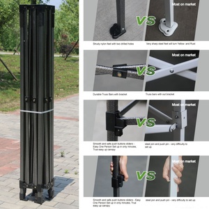 Chất lượng cao 10x10 Trắng marquee ngoài trời bật lên tán lều - Product Image 5