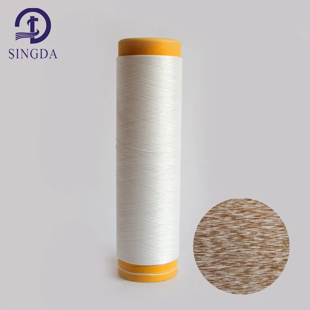 Wool Yarn 200D 192 Woolenex 50% Yarn CD Polyester Non-Ionic And Cationic Composite Yarn