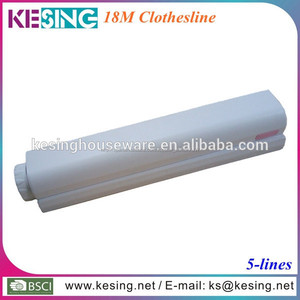 Folding wall mounted retractable clothesline - Product Image 1