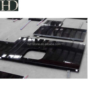 Piano di lavoro in granito nero assoluto naturale cinese piani di vanità <span class=keywords><strong>da</strong></span> <span class=keywords><strong>cucina</strong></span> e piani per tavoli di vendita caldi - Product Image 4