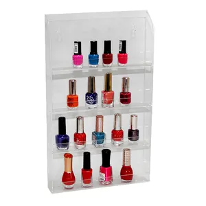 Wand halterung Nagellack Rack Organizer Display Regal halter Make-up Kosmetik Stand Kleiderbügel Aufbewahrung koffer Box