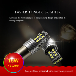 W21w 2835 15smd <span class=keywords><strong>Led</strong></span> Đuôi đèn phanh đèn <span class=keywords><strong>CANBUS</strong></span> DC 12V không có lỗi 1157 1156 lần lượt tín hiệu ánh sáng - Product Image 4