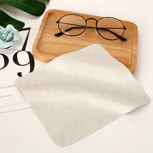 Polishing Cloth Suede Jewelry Watch Polishing Cloth With Custom Logo Printing Blank Suede Cleaning Cloth For Watches Phones Musical Glasses