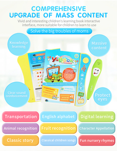 Bambini Libro Intelligenza Giocattolo di Apprendimento Inglese Lettura di E-Book Giocattolo con la Penna di Conversazione per la Vendita - Product Image 3