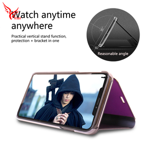 de golpes a prueba de cubierta inteligente Electroplate espejo cubierta PC funda para teléfono móvil para Iphone Xs. - Product Image 3