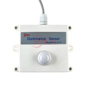 Rika RK210-01 4-20mA 0-5V RS485 Saída Sensor de iluminação Solar/Sensor de Lux de Luz para Efeito de Estufa