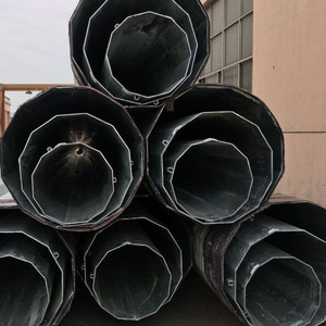 Ống Thép Tiện Ích Điện Lưới Điện Cực 69kv Cực Cực Tháp Hình Bát Giác Cctv Kim Loại Mạ Kẽm 33kv Đường Dây Truyền Tải - Product Image 2