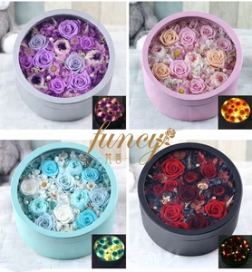 Exclusive Expensive Gift Item Preserved Rose Box Eternal Rose Preserved Flower Gift Item Girl