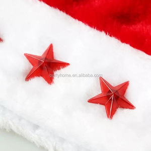Chapeau <span class=keywords><strong>de</strong></span> Noël fantaisie en peluche avec paillettes minuscules, lumières LED et tresses pour décorations festives - Product Image 4
