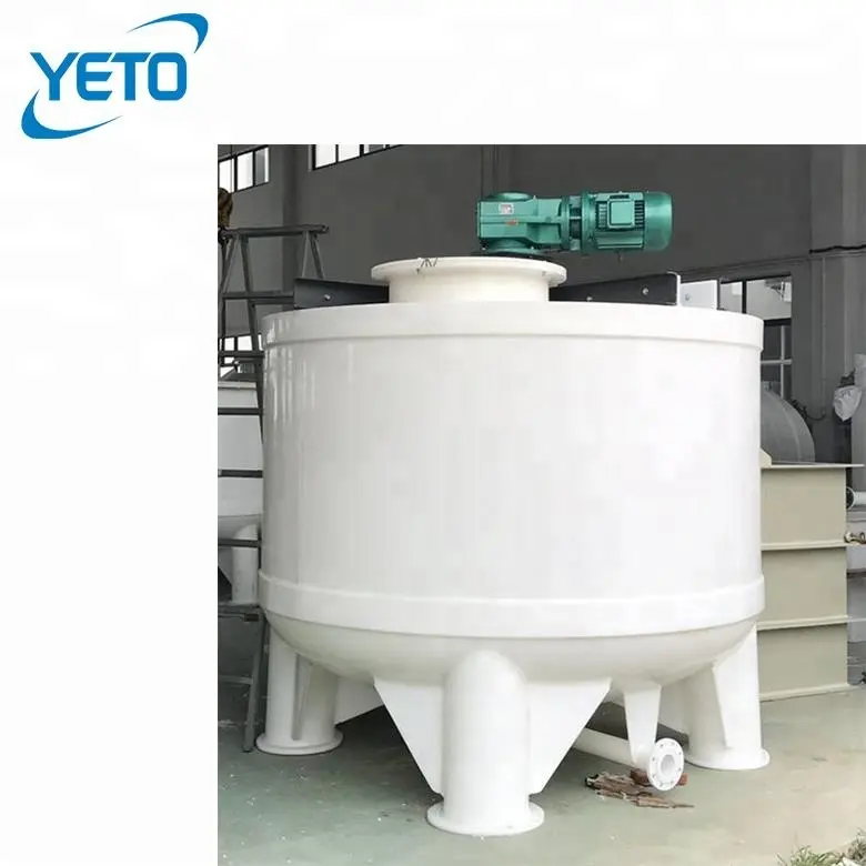 YTM-P-5000L factory price liquid detergent floor cleaner production anti corrosive PP mixer tank price