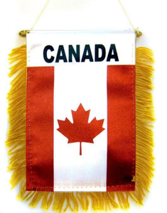 Tùy Chỉnh Giá Rẻ <span class=keywords><strong>Mini</strong></span> Gương Chiếu Hậu Canada Xe Cờ Pennant - Product Image 1