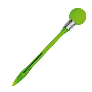 Personnalisé forme D'ampoule lumière stylos à bille En Plastique en forme d'ampoule d'éclairage électrique de cadeau de stylo à bille stylos à bille