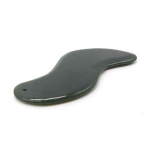 Alat Pijat <span class=keywords><strong>Gua</strong></span> <span class=keywords><strong>Sha</strong></span> dari Batu Giok <span class=keywords><strong>Nephrite</strong></span> Alami, Alat Pijat Profesional untuk Tubuh dan Wajah untuk Terapi Holistik - Product Image 4