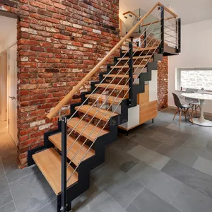 सजावटी सीढ़ी/ठोस लकड़ी सीढ़ियों