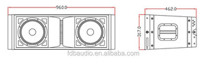 LA210 línea de altavoces de escenario de gama completa pasiva - Product Image 3