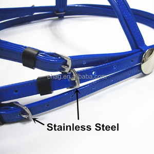 2017 Nouveau Poli Pvc Caveson Brides Tête Avec <span class=keywords><strong>Rein</strong></span>/En Gros Brides Pour Chevaux - Product Image 1