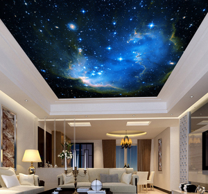 ZHIHAI Nuovo di Modo Decorazione del Soffitto Pannelli 3D HD Night Sky Stars Stampato Pellicola IN PVC per il Soffitto di Stirata - Product Image 3