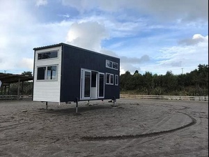 Cheap Manufactured Eco Friendly Wood Siding Prefabricated 1bedroom General American Camping Mobile <strong>Trailer</strong> <strong>Homes</strong> Prices - Product Image 2